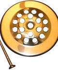 Bathtub Shoe Drain Cover With Screw Polished Brass Finish No Sweat Easy Install Fits Tub Drain Shoe Replacement Part