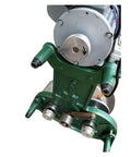Plug And Play Dual Head Gem Polishing Machine With 250 Watt Motor for stone faceting, showing dual spindle and motor details.