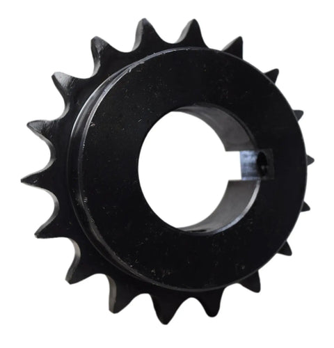 Side view of 50 Pitch Roller Chain Sprocket With 18 Teeth And 1-1/2 Inch Bore, Built Tough From Carbon Steel With Heat Treated Teeth