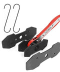 Heavy Duty Brake Caliper Press And Piston Spreader Kit With Ratchet Includes 2 Extra Steel Plates For Single Twin Or Quad Piston Calipers Pro Grade Auto Repair Tool For DIY Mechanics
