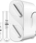 Under-Sink 800 GPD Tankless RO Water Filtration System With LED Purifier And Smart Faucet, Reduces TDS, 2:1 Pure To Drain RO Filters