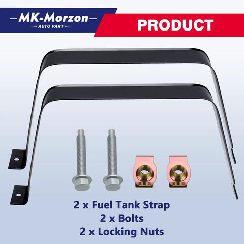 Fuel Gas Tank Straps Bracket With Bolts And Locking Nuts For Chevy Silverado 1999 To 2019 1500 2500 3500 Bolt Up Replacement