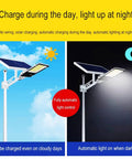JUDYSSY Spot Lightingsolar Street Light, Led Dusk to N Solar Outdoor Light Lamp, bright security light with solar charging feature.