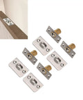 Solid Brass Closet Door Ball Catch Latch Set With Rust Resistant Stainless Steel Finish magnetic hardware for cabinets