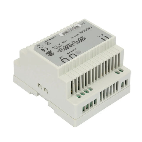 60W 24V Din Rail Switching Power Supply With Overload Protection for lighting equipment and industrial control