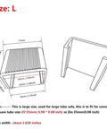 Diagram of large 20 Piece Outdoor Rattan Wicker Furniture Alignment Fasteners Sofa Clips Connector dimensions and sizing guide.