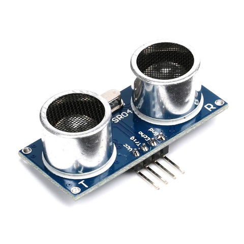 HC SR04 Ultrasonic Sensor Module Kit For Arduino Mega R3 Duemilanove Nano with dual transducers and pins, blue circuit board