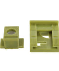 Shift Cable Column Linkage Kit For Ford E Series Vans And F150 1998 To 2014 Fit Expedition Explorer Edge Excursion And More Durable Inner Retainer Clips Easy Install Two Piece Repair Set, green plastic bushings
