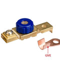 Heavy Duty 12V 80A Top Post Battery Disconnect Switch for Motorcycle Car Boat RV Truck ATV UTV SUV, Brass Plated Zinc Alloy