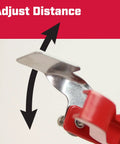 Close-up of T Post Mounted 360 Degree Impact Sprinkler For Small Gardens And Lawns With Up To 85 Ft Coverage No Fuss Easy Install Red