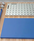Components of Rust Free Welding Table 36 By 18 Inches Beefed Up Universal Work Cart with Five Eighth Inch Hole Pattern Thirteen Gauge Top