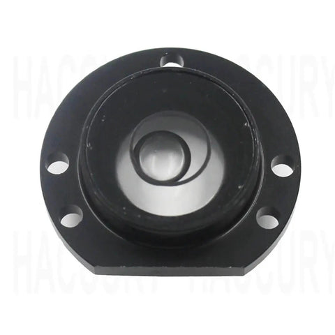 Metal Spirit Bubble Level Digital Level Repair Part Bullseye Bead(Black) top view showing circular bubble and mounting holes.
