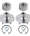 Pair Front Wheel Hub Bearing Assemblies For Honda Civic 1992 Through 2000 EX GX LX Si Replaces 510030 SPK981 WB510030