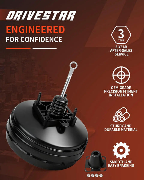 Direct Fit Power Brake Booster Replacement For Cadillac Escalade And Chevrolet Silverado Tahoe Suburban Gmc Sierra With Smooth Stopping Power and Heavy Duty Build ready to drop right in your ride.