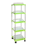 Five Layer Seed Starter Kit With Clear Lid No Tool Needed Stainless Steel Shelf And Soil Free Germination Trays