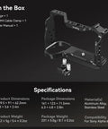 Cage Kit for Sony A6700 With HDMI Cable Clamp And Built In Quick Release Plate Arca Type Rig for filmmaking, aluminum alloy.