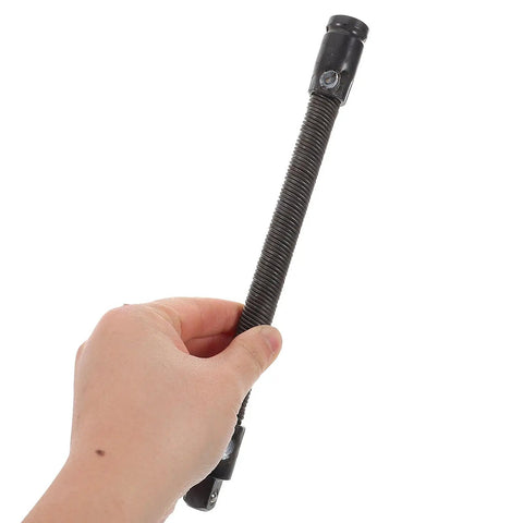Flexible Socket Extension Sleeve Half Inch Drive Bendable Wrench Rod, 350mm Long for Automotive and Home Repair in hand