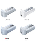 Smart Battery 2230mAh For Atom 3 Axis Gimbal Drone Replacement Power Pack Delivers Up To 32 Minute Fly Time, gray finish, Atom series models