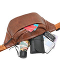 Lightweight PU Leather Fanny Pack Purse for Women, Trendy Crossbody Shoulder Bag with Coin Zip Pocket, Party Festival Beach Travel Essential