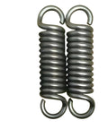Heavy Duty Extension Springs Set Of 2 Tough As Nails High Performance Tension Pull Springs With 0.362 Inch Wire And 1.82 Inch Outer Diameter showing coil and hook design.