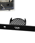 Heavy Duty 10 Inch Rack Mount Bracket For Smart Hubs And Streaming Devices With Full Port Access Built Tough 3D Printed Frame flat view showing open ports and secure fit.