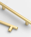 10 Pack 5 Inch Brushed Gold Cabinet Handles For Kitchen Cabinets And Drawers, Brushed Gold Cupboard Hardware Pulls