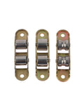 Heavy Duty Metal Sliding Door And Window Pulley With Twin Roller Design For Flat Groove Tracks, metal pulleys arranged in order.