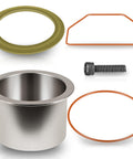 Oil Free Air Compressor Rebuild Kit With Cylinder Sleeve And Compression Ring For Craftsman DeVilbiss Porter Cable DeWalt Units