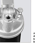 Close-up of Heavy Duty Lever Grease Gun For Auto And Industrial Jobs with die-cast aluminum head and valves