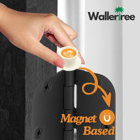 Installing Door Hinge Heads Decorative Topper Set Of 5 Magnetic Latte Art Coffee Hinge Heads on miniature door hinge.