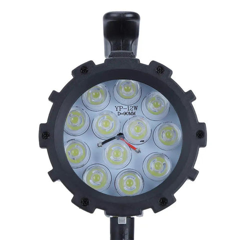 Heavy Duty 12W 24V Waterproof Led Shop Light Delivers Killer Flicker Free Glow And Rugged Aluminum Build Ideal For Cnc Mills Bench Drills And General Garage Projects Built Damn Tough For Reliable Daily Use - LED light with multiple bulbs.
