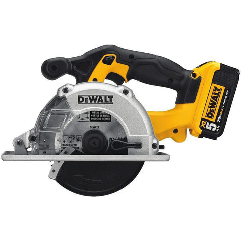 Heavy Duty Cordless Circular Saw Kit With 20v Max Power Includes 5-1/2 Inch Carbide Blade And Bright LED Light for metal cuts.