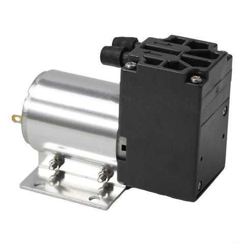 JurwheeR DC 12V Vacuum Pump With 5L Min Flow And Quiet Low Noise Design For Air Suction Needs Robust Engineering Plastic Body Perfect For Sampling Tasks And Efficient Fast Extraction In Durable Aluminum Build