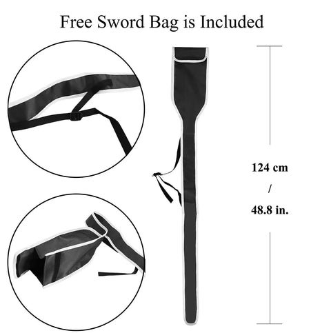 Fencing Foil Electric Sword Weapon National Grade With Guard Pad And Handle Grip Pro Fencer Gear sword bag size 124cm