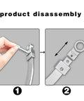 Serpentine Belt Tensioner Tool Kit 15 Pc Set With Idler Pulley Wrench disassembly steps with wrench and socket