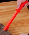 4 Pack Safety Push Sticks For Table Saw And Woodworking Includes Straight Push Blocks And V Style Push Sticks Sturdy ABS Easy Grip Handles Hand Protection For Carpentry Router Tables Band Saws And More in use on wood surface