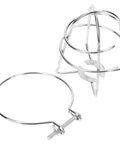 No Fuss Setup Fire Sprinkler Head Protector Cage Cover Clamps Fast Without Any Tools for home or business protection.
