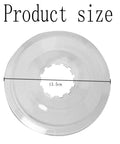 Transparent bike wheel guard measuring 13.5cm, Freewheel Spoke Protector And Spoke Covers For Mountain Bikes, Chain Guard