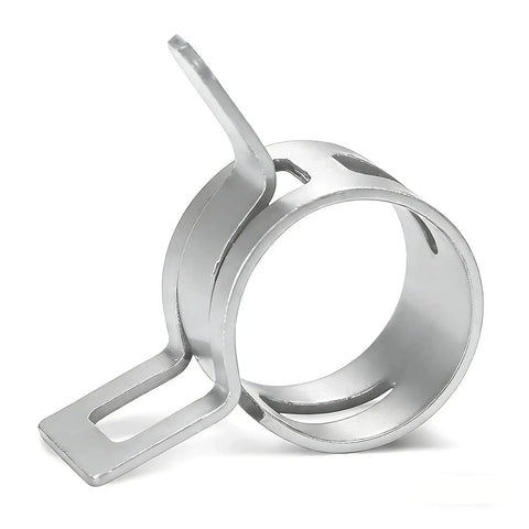 Cool 61 Piece Silver Hose Clamp Kit Plus Pliers For Cars And Home Plumbing Covers 1/4 To 7/8 Inch Water Pipe Clips Fasteners Perfect for Every Fixer Upper Job silver hose clamp with pliers
