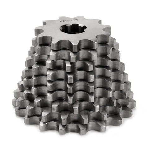 Stack of 420 10 Tooth 17mm Chain Sprocket With Buckle For Dirt Bikes Go Karts ATVs Pit Bikes Mini Bikes Front Gear