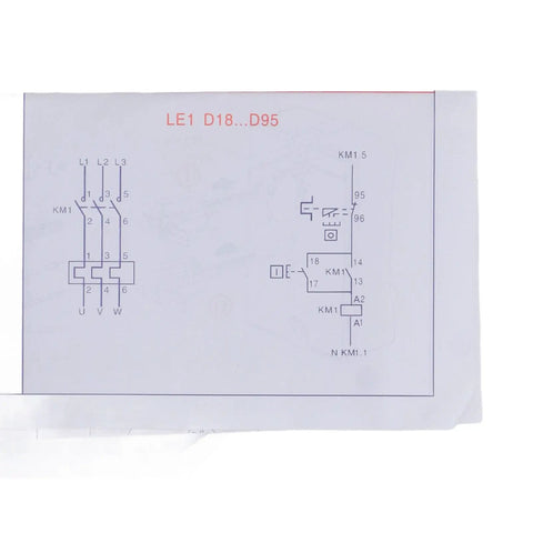 Electrical diagram for Heavy Duty Magnetic Switch Starter For 220 230V Single Phase Motors With Overload Protection IP55