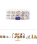 M2 M3 Hex Standoff Kit For Electronic Projects DIY Repair Includes Brass Screws Nuts And 304 Stainless Spacers Assorted PCB Spacers And Mount Hardware For Makers And Hobbyists in organizer box