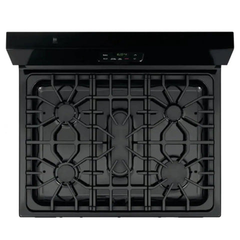Durable Stove Burner Grate Replacement for Frigidaire and Kenmore Gas Ranges, 20 x 9.6 Inch Cast Iron Matte Enamel Cooktop Grate, Fits FFGF3054TBA FGGF3035RFA Surface Burner Rack