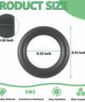 Ferrite Cores FT50-43 Pack Of 20 For Toroidal EMI Filters size dimensions with measurements and material features
