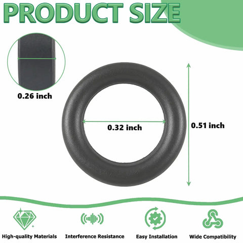 Ferrite Cores FT50-43 Pack Of 20 For Toroidal EMI Filters size dimensions with measurements and material features