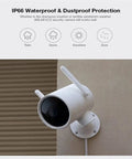 Badass Outdoor Camera Setup With 1080P Clarity And Killer Night Vision For Serious Home Security And Surveillance Goals, showing IP66 waterproof camera.
