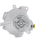 Heavy Duty Brake Vacuum Pump For Audi A3 A4 Quattro TT TTS And VW Eos Passat GTI Jetta 2006 To 2014 1.4L 2.0L top view with mounting angle.