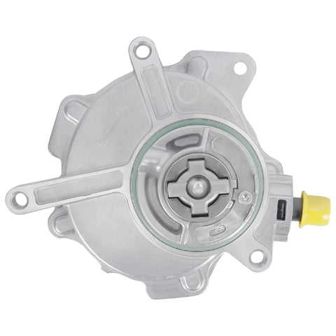 Heavy Duty Brake Vacuum Pump For Audi A3 A4 Quattro TT TTS And VW Eos Passat GTI Jetta 2006 To 2014 1.4L 2.0L top view with mounting angle.