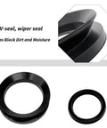 V-seal from Beefed Up Outer Shaft Spindle Bearing Seal Kit for Dana 44 and 10 Bolt Front Axle Fits Chevy K5 K10 K20