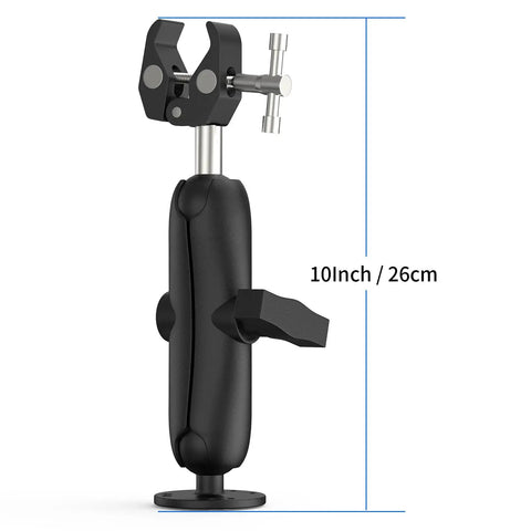 Heavy Duty Trolling Motor Stabilizer With Quick Release, 10in size, all-metal construction, shown vertically upright.